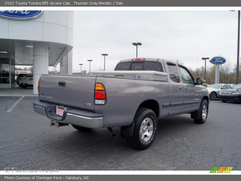 Thunder Gray Metallic / Oak 2002 Toyota Tundra SR5 Access Cab