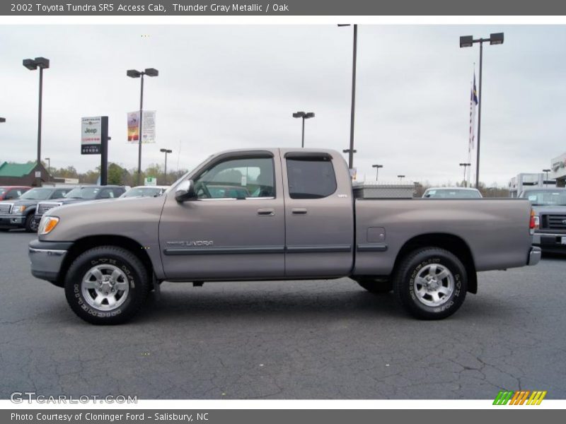 Thunder Gray Metallic / Oak 2002 Toyota Tundra SR5 Access Cab