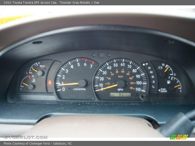  2002 Tundra SR5 Access Cab SR5 Access Cab Gauges