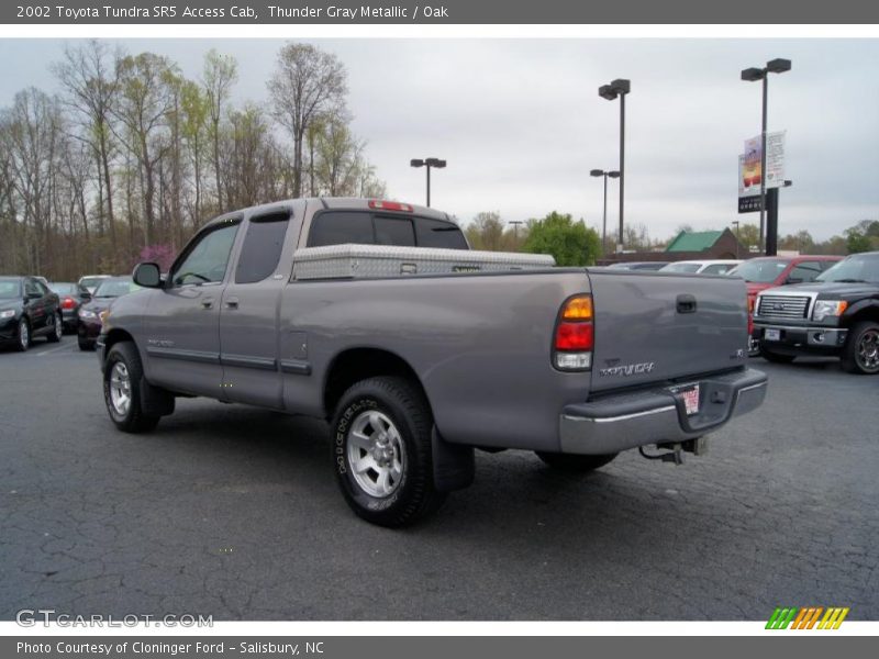 Thunder Gray Metallic / Oak 2002 Toyota Tundra SR5 Access Cab