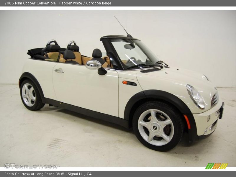 Pepper White / Cordoba Beige 2006 Mini Cooper Convertible