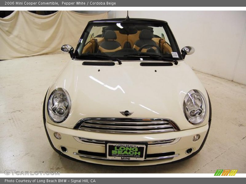 Pepper White / Cordoba Beige 2006 Mini Cooper Convertible