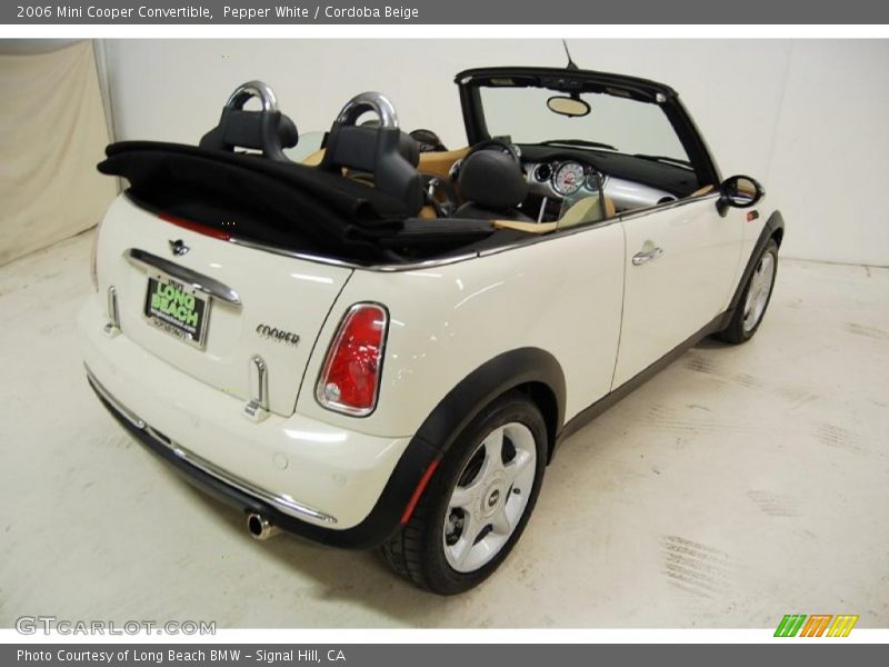 Pepper White / Cordoba Beige 2006 Mini Cooper Convertible