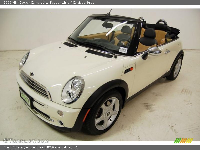 Pepper White / Cordoba Beige 2006 Mini Cooper Convertible