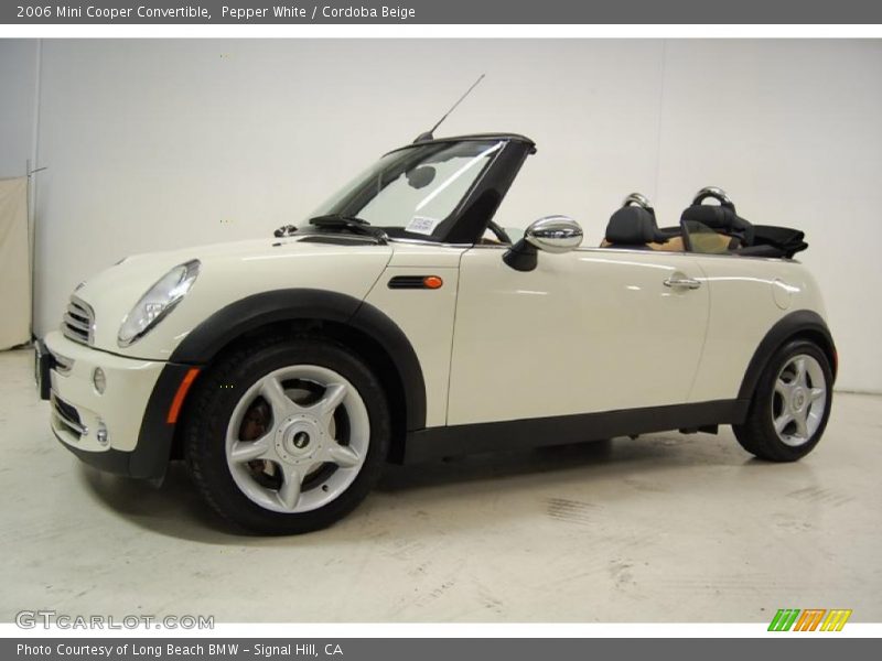 Pepper White / Cordoba Beige 2006 Mini Cooper Convertible