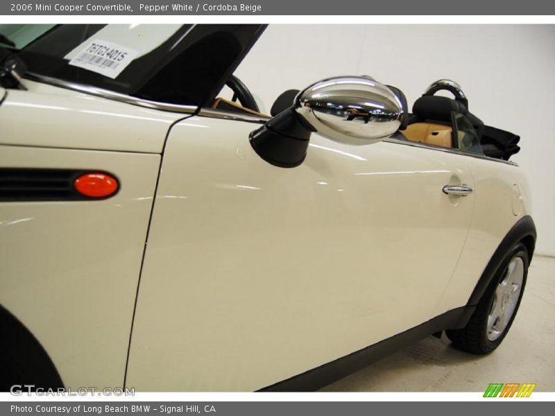 Pepper White / Cordoba Beige 2006 Mini Cooper Convertible