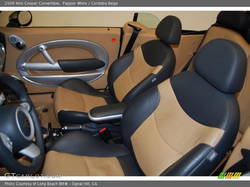 Pepper White / Cordoba Beige 2006 Mini Cooper Convertible