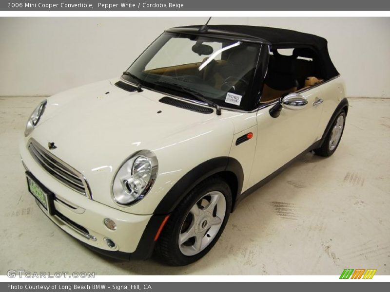 Pepper White / Cordoba Beige 2006 Mini Cooper Convertible