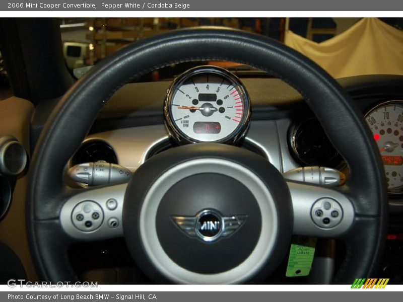 Pepper White / Cordoba Beige 2006 Mini Cooper Convertible