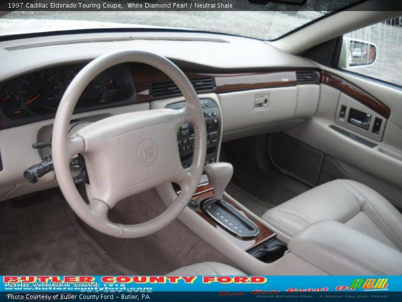 White Diamond Pearl / Neutral Shale 1997 Cadillac Eldorado Touring Coupe