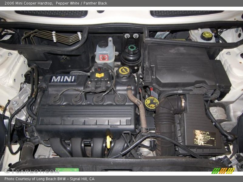 Pepper White / Panther Black 2006 Mini Cooper Hardtop