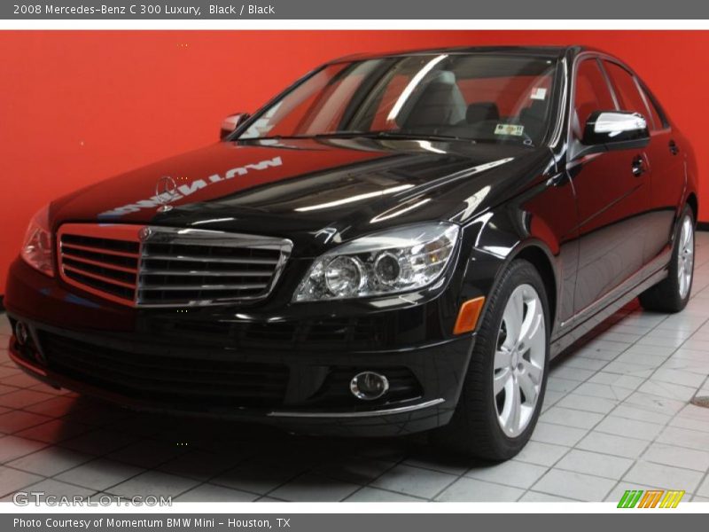 Black / Black 2008 Mercedes-Benz C 300 Luxury