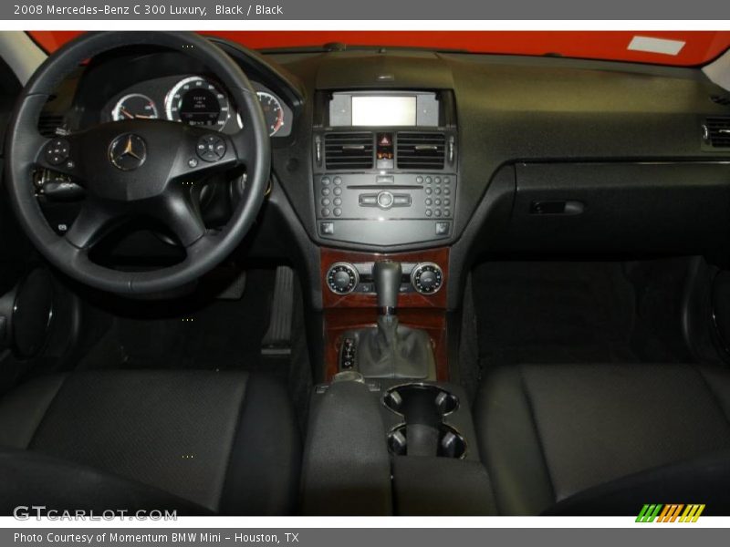 Black / Black 2008 Mercedes-Benz C 300 Luxury