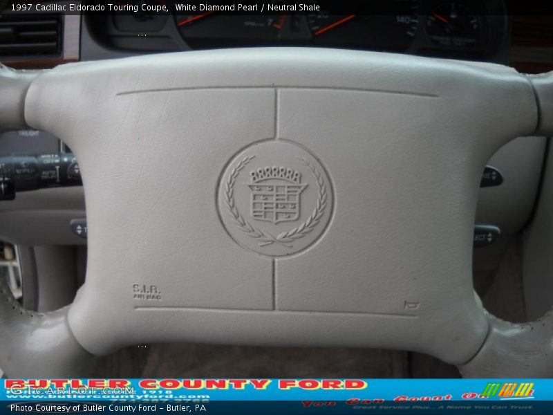 White Diamond Pearl / Neutral Shale 1997 Cadillac Eldorado Touring Coupe