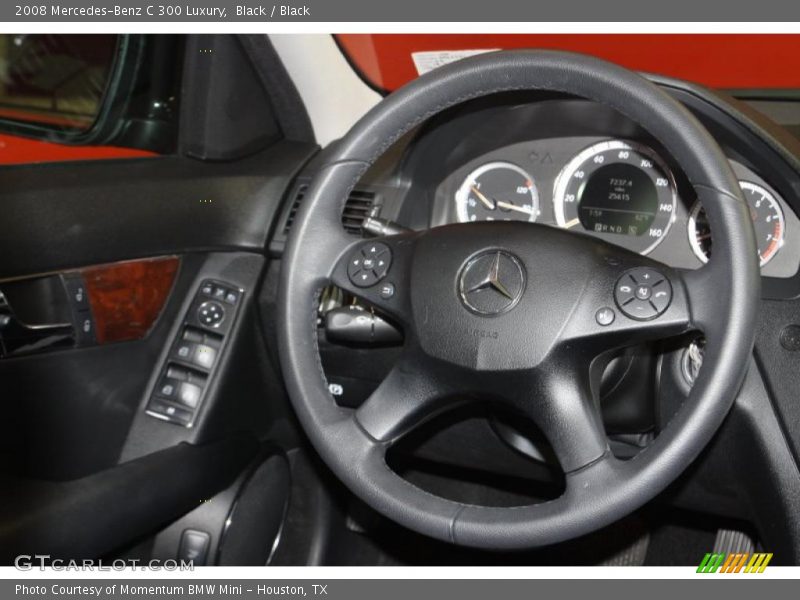 Black / Black 2008 Mercedes-Benz C 300 Luxury