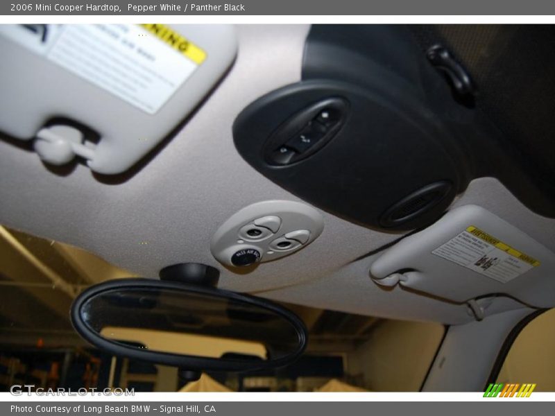 Pepper White / Panther Black 2006 Mini Cooper Hardtop