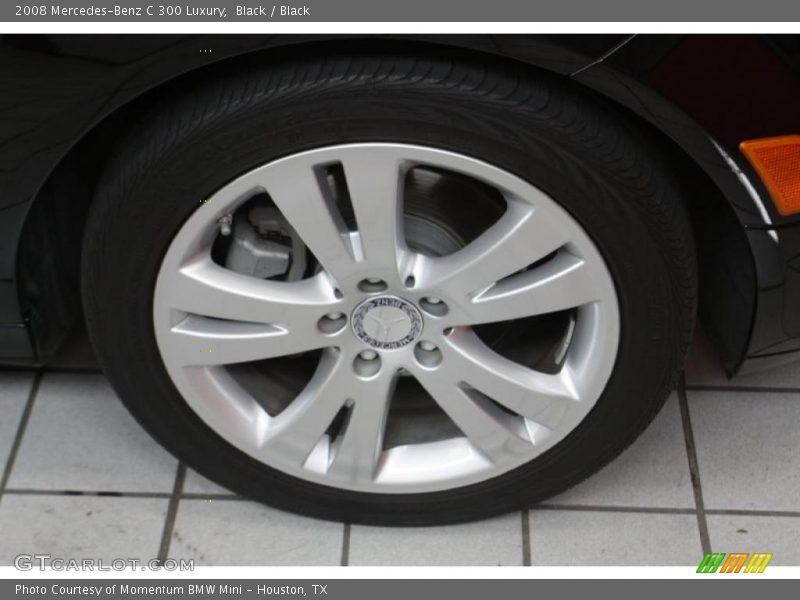 Black / Black 2008 Mercedes-Benz C 300 Luxury