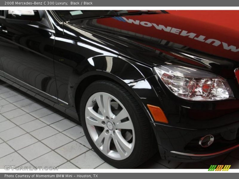 Black / Black 2008 Mercedes-Benz C 300 Luxury