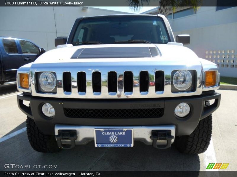 Birch White / Ebony Black 2008 Hummer H3