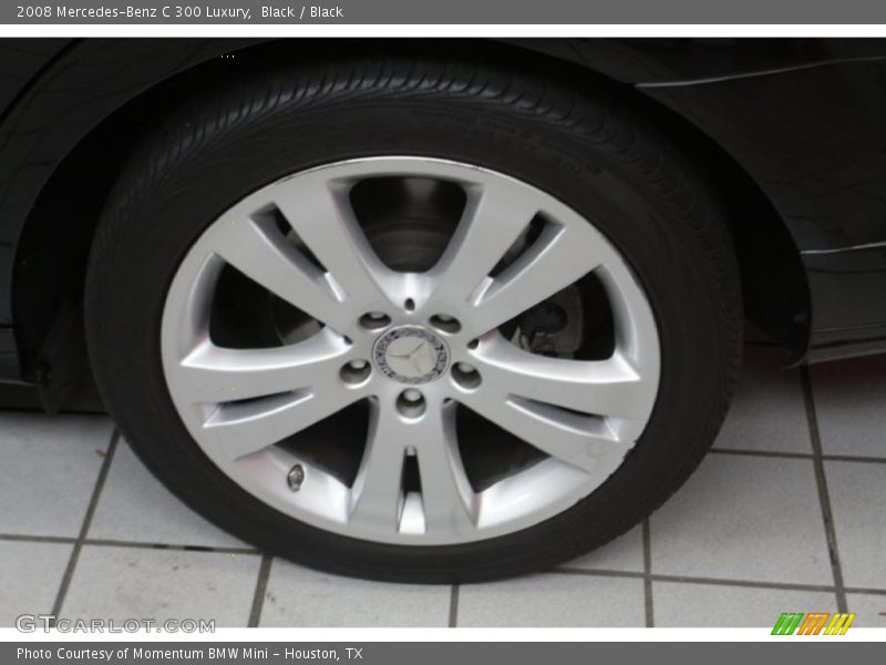 Black / Black 2008 Mercedes-Benz C 300 Luxury