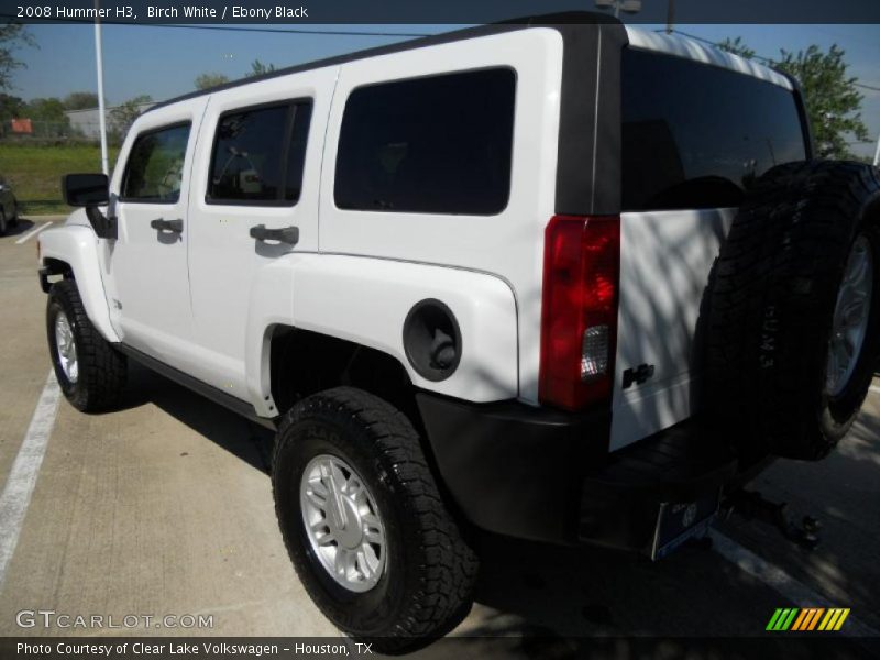 Birch White / Ebony Black 2008 Hummer H3