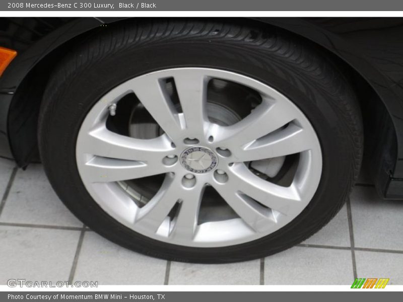 Black / Black 2008 Mercedes-Benz C 300 Luxury
