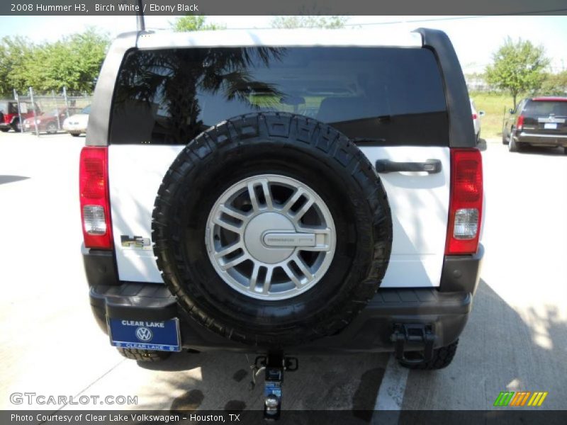 Birch White / Ebony Black 2008 Hummer H3