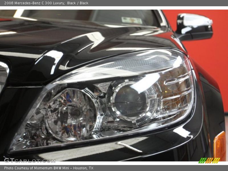 Black / Black 2008 Mercedes-Benz C 300 Luxury