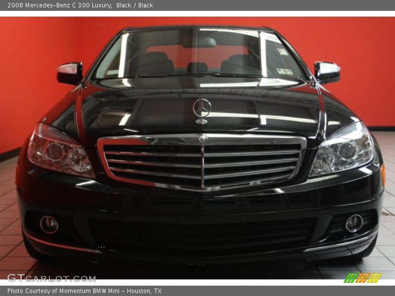 Black / Black 2008 Mercedes-Benz C 300 Luxury