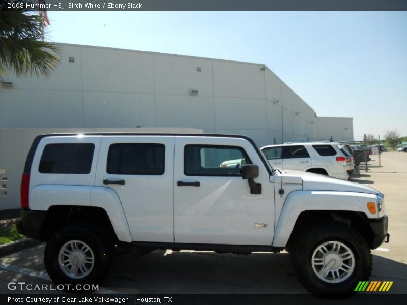 Birch White / Ebony Black 2008 Hummer H3