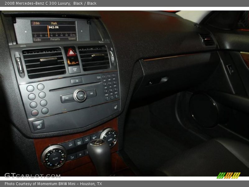 Black / Black 2008 Mercedes-Benz C 300 Luxury