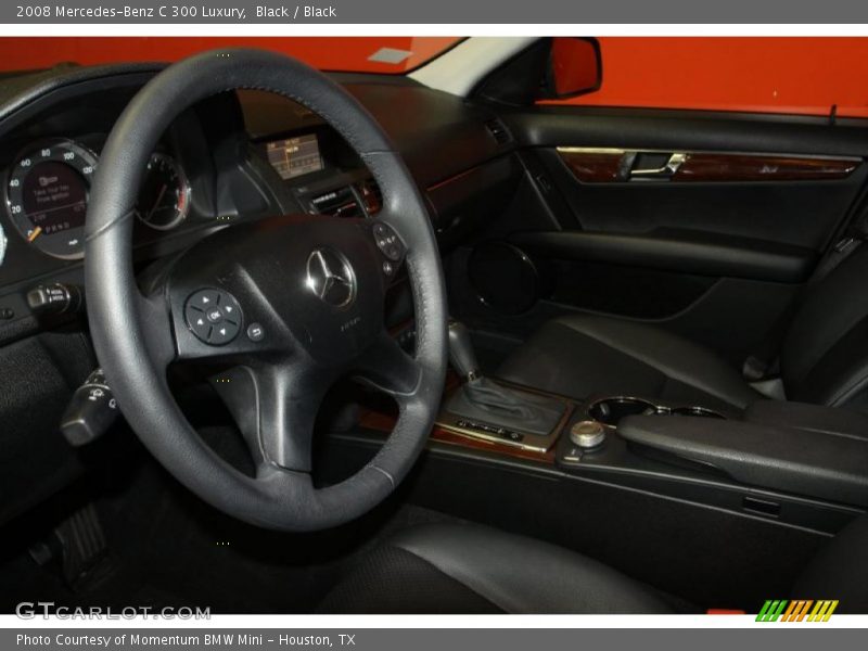 Black / Black 2008 Mercedes-Benz C 300 Luxury