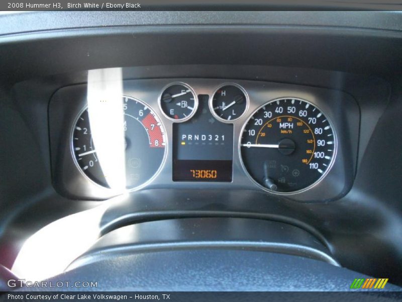 Birch White / Ebony Black 2008 Hummer H3