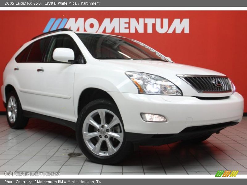 Crystal White Mica / Parchment 2009 Lexus RX 350