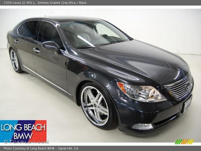 Smokey Granite Gray Mica / Black 2009 Lexus LS 460 L