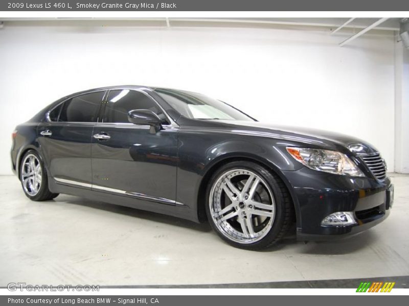 Smokey Granite Gray Mica / Black 2009 Lexus LS 460 L
