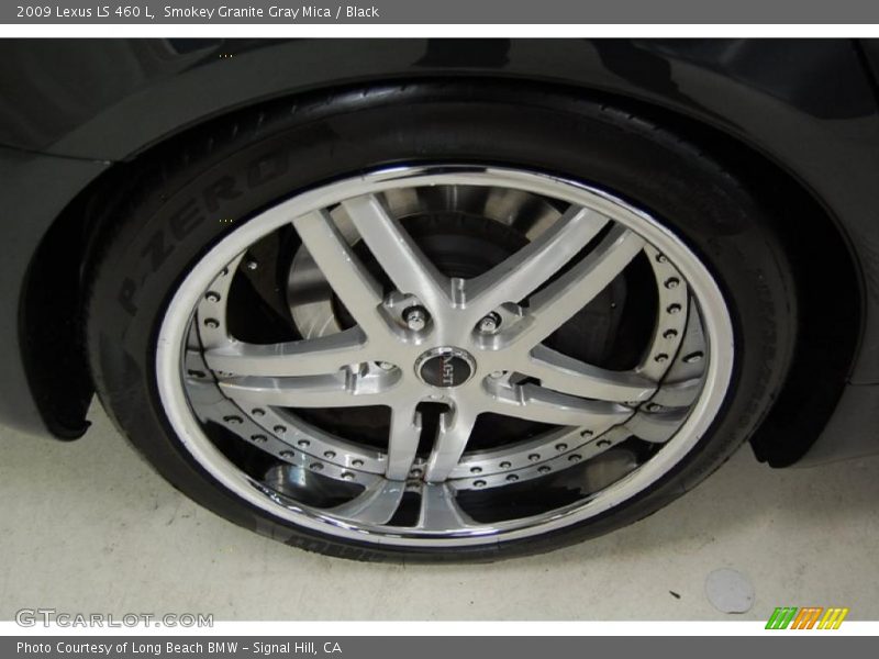Smokey Granite Gray Mica / Black 2009 Lexus LS 460 L