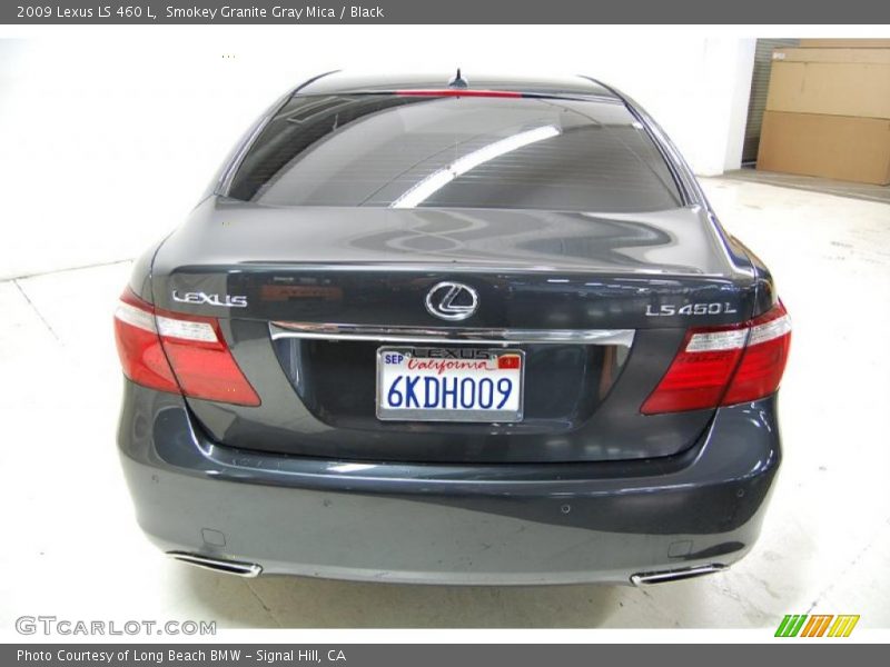 Smokey Granite Gray Mica / Black 2009 Lexus LS 460 L