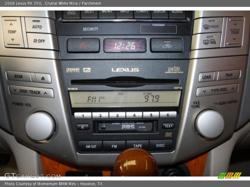 Crystal White Mica / Parchment 2009 Lexus RX 350