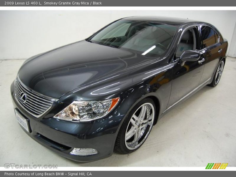 Smokey Granite Gray Mica / Black 2009 Lexus LS 460 L