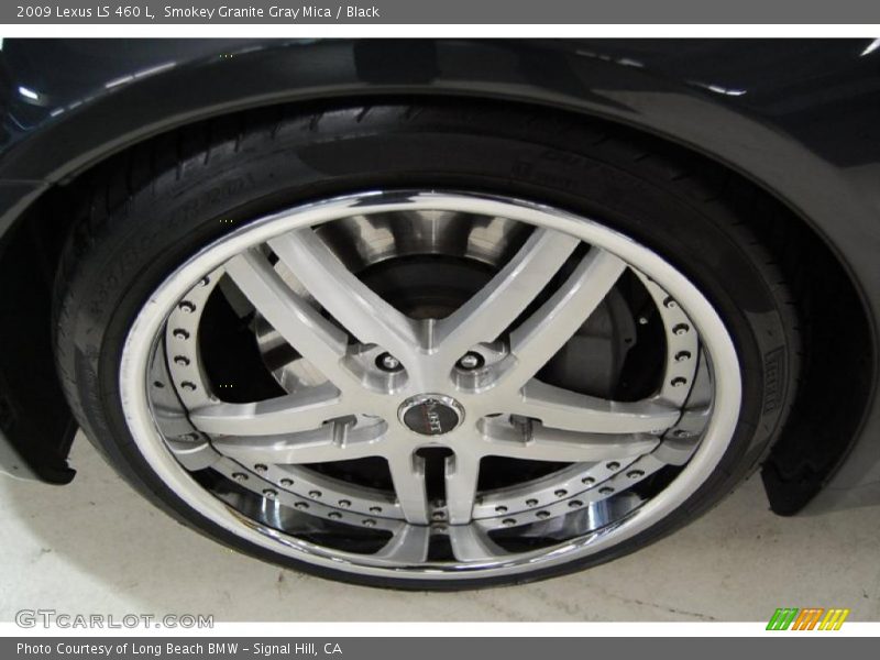 Smokey Granite Gray Mica / Black 2009 Lexus LS 460 L