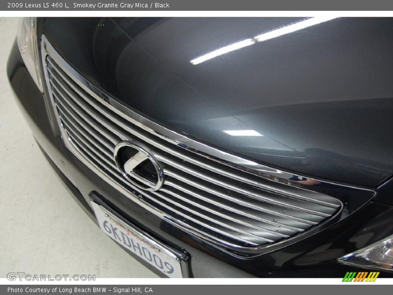 Smokey Granite Gray Mica / Black 2009 Lexus LS 460 L