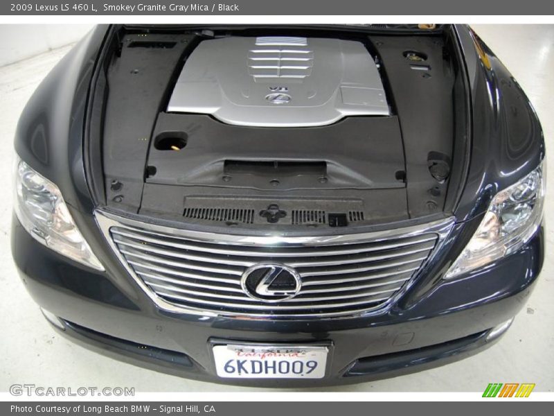 Smokey Granite Gray Mica / Black 2009 Lexus LS 460 L