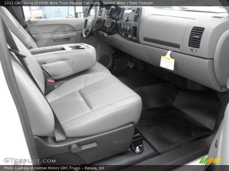  2011 Sierra 3500HD Work Truck Regular Cab Utility Dark Titanium Interior