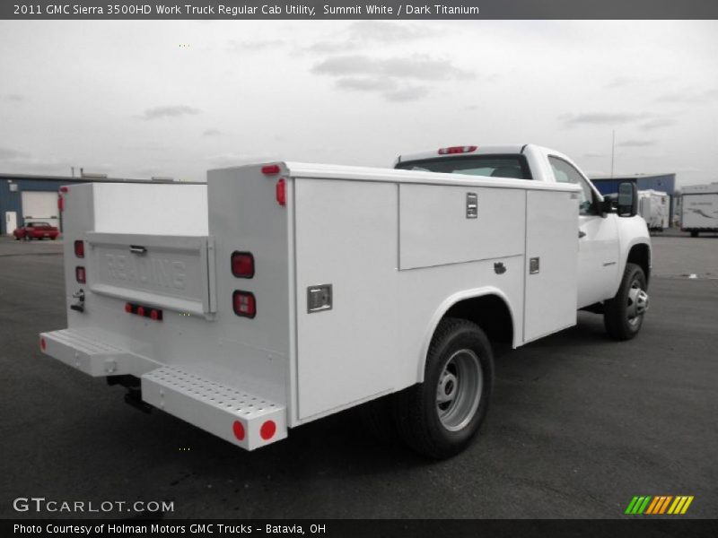  2011 Sierra 3500HD Work Truck Regular Cab Utility Summit White