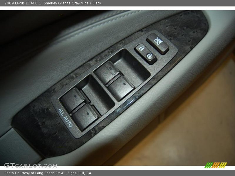 Smokey Granite Gray Mica / Black 2009 Lexus LS 460 L