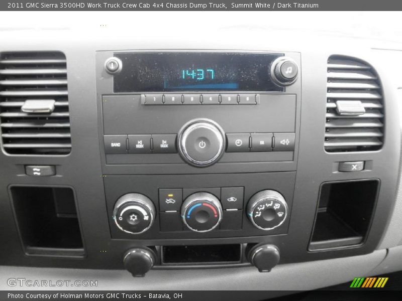 Controls of 2011 Sierra 3500HD Work Truck Crew Cab 4x4 Chassis Dump Truck