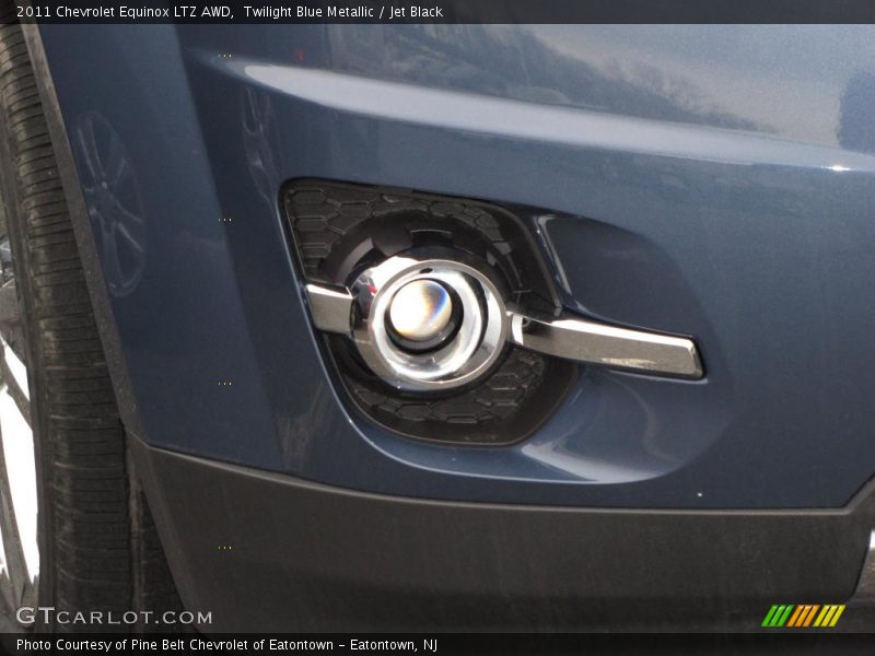 Twilight Blue Metallic / Jet Black 2011 Chevrolet Equinox LTZ AWD