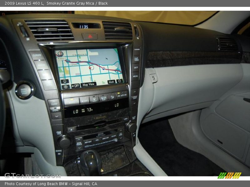 Smokey Granite Gray Mica / Black 2009 Lexus LS 460 L
