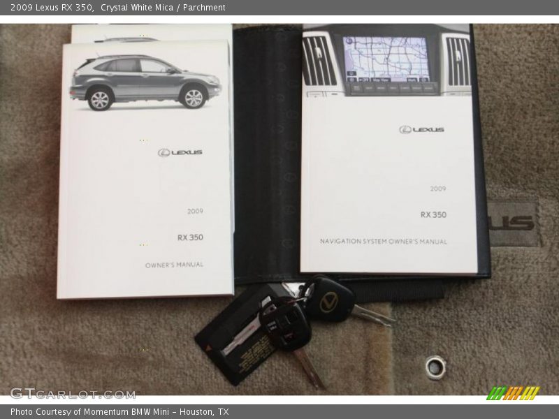 Crystal White Mica / Parchment 2009 Lexus RX 350